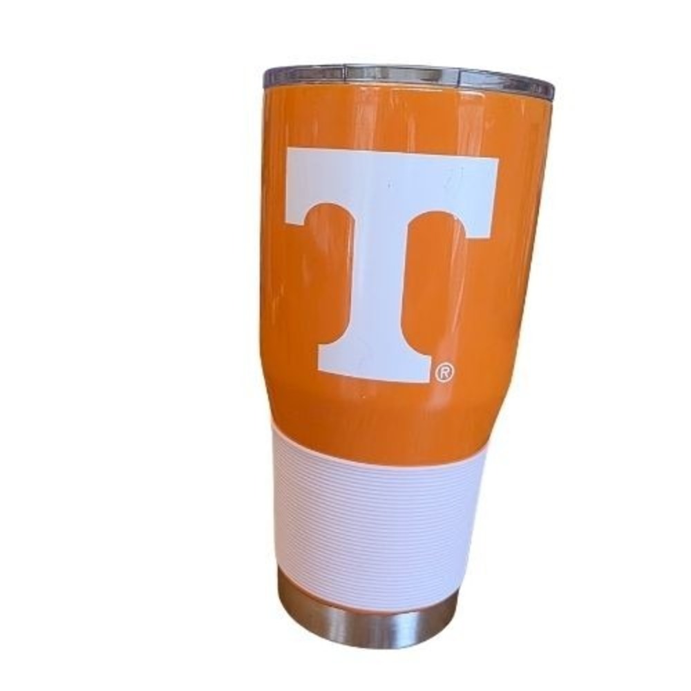 Tennessee Volunteers NCAA 30oz Stainless Steel Tumbler Orange White Power T Logo - Picture 3 of 9